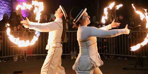 Fire Dancers at Lowell Winterfest - Lowell, MA